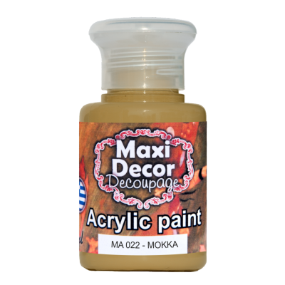 Ακρυλικό Χρώμα 60ml Maxi Decor Μόκα ΜΑ022_MA022060